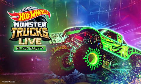 Hot wheels monster trucks live glow party - The Glow Party production features a laser light show, spectacular theatrical effects, dance parties, and Hot Wheels toy giveaways. Fans can also witness a special appearance from a transforming robot, plus the high-flyers of Hot Wheels Monster Trucks Live Freestyle Motocross Team. TICKETS: Saturday, March 9, 12:30 PM. Saturday, March 9, 7:30 PM. 